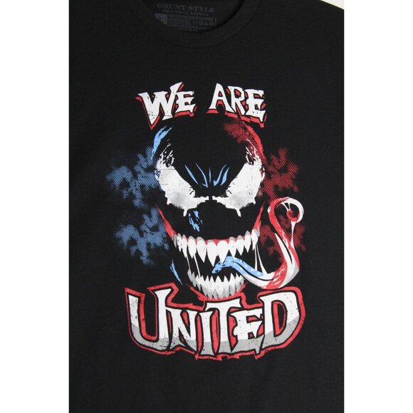 Grunt Style Black Venom We Are United Tee Shirt Kids Large - Picture 1 of 4